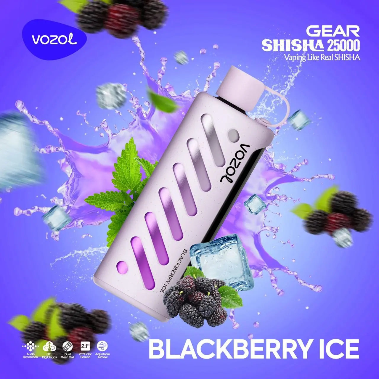 Vozol Gear 25000 Blackberry Ice Ürün ana görseli