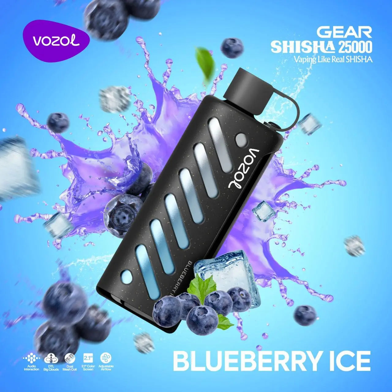 Vozol Gear 25000 Blueberry Ice Ürün ana görseli