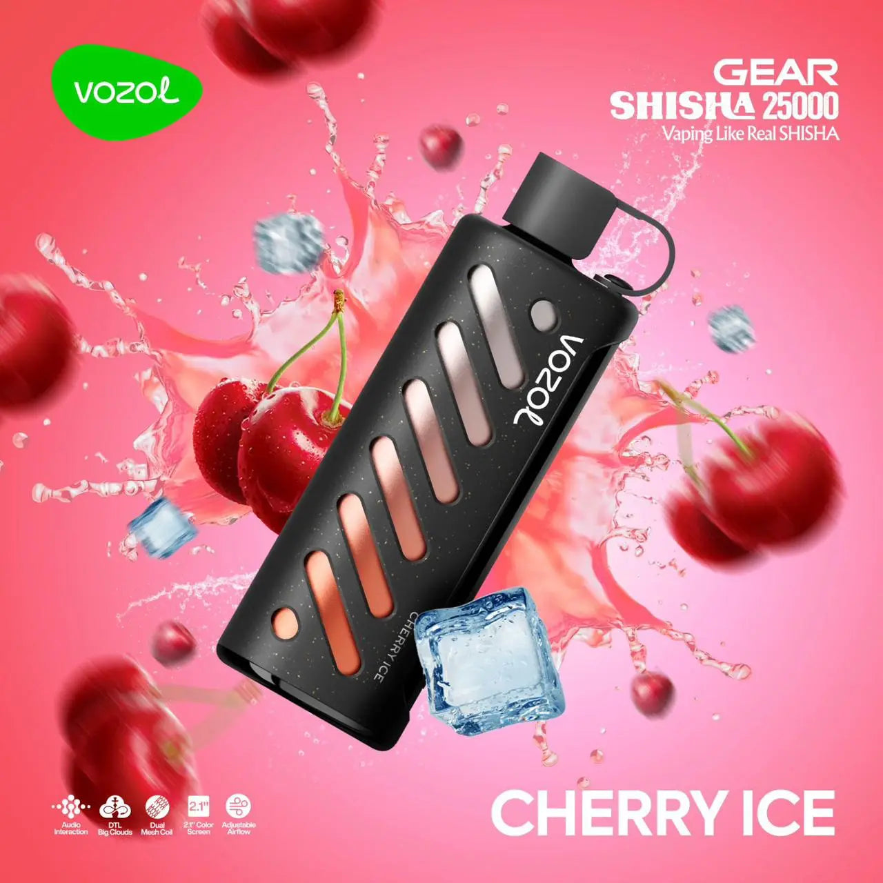 Vozol Gear Shisha 25000 Cherry Ice Ürün ana görseli
