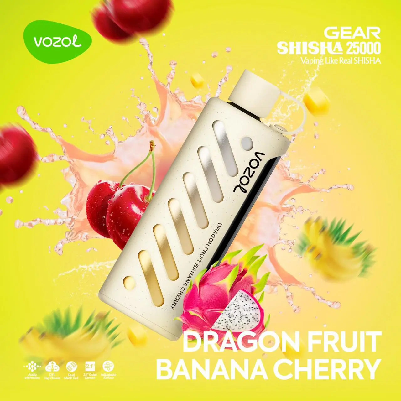 Vozol Gear 25000 Dragon Fruit Banana Cherry Ürün ana görseli