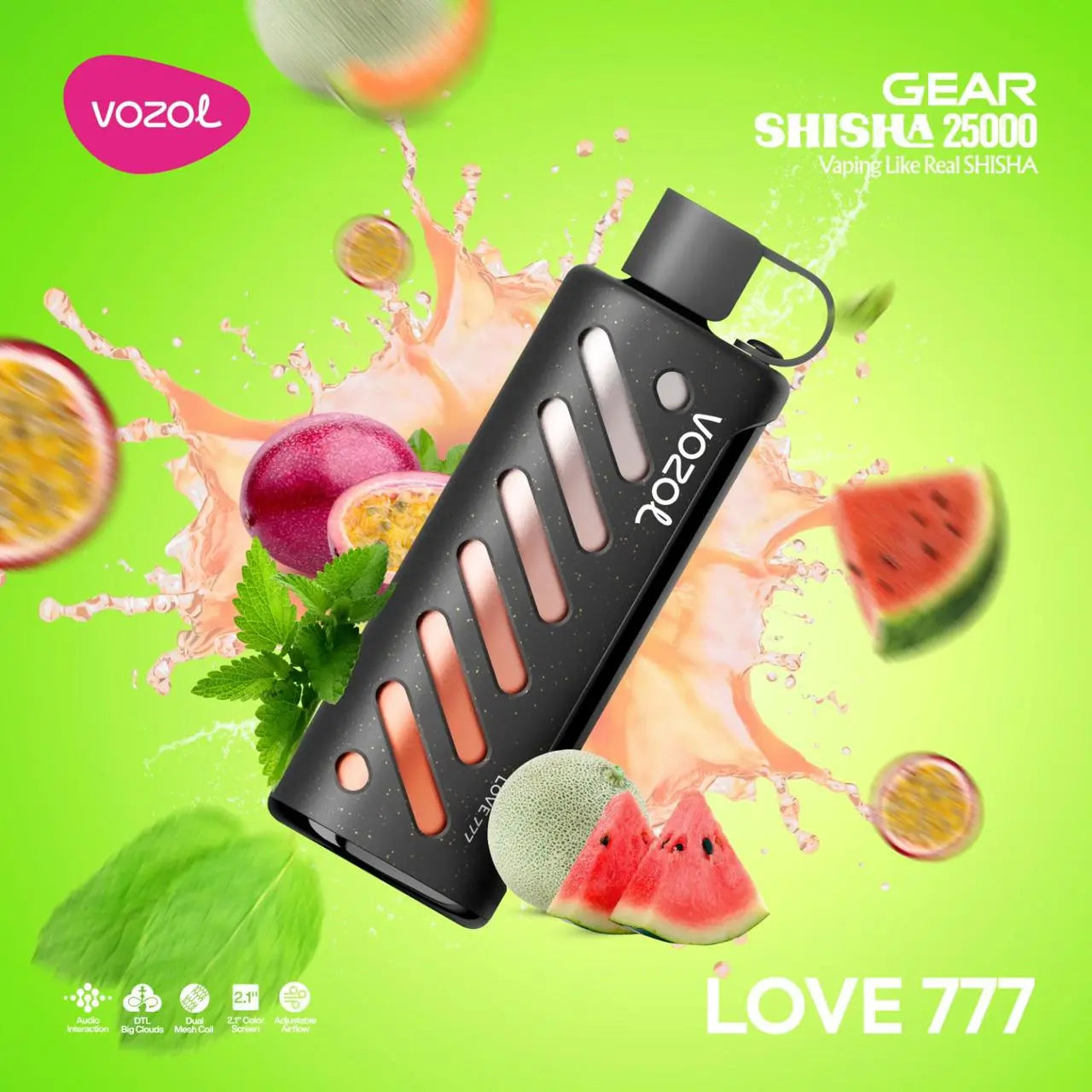 Vozol Gear Shisha 25000 Love 777 Ürün ana görseli