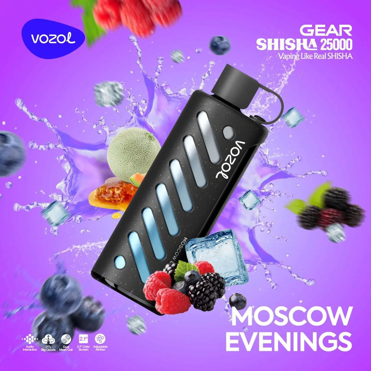 Vozol Gear Shisha 25000 Moscow Evenings Ürün ana görseli