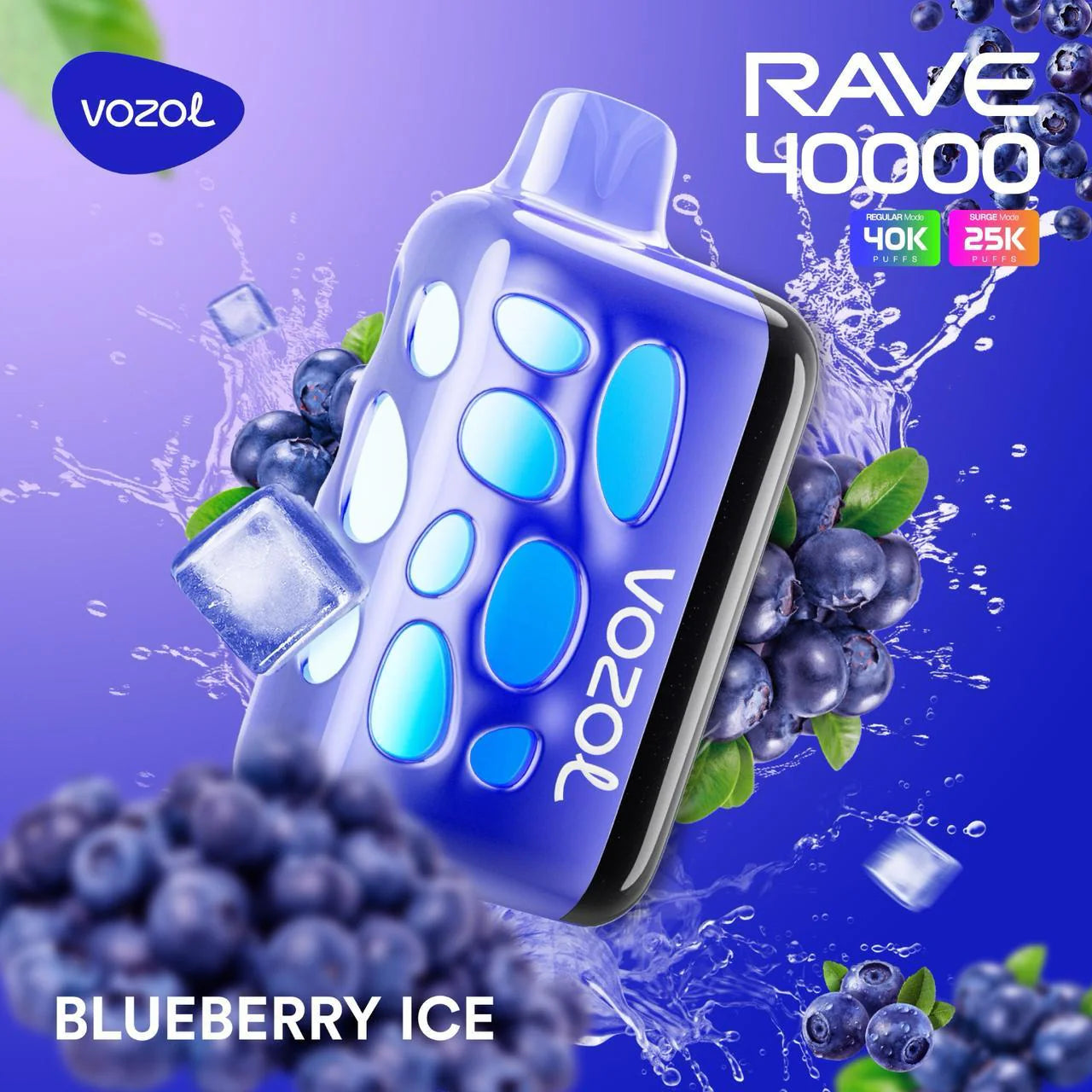 Vozol Rave 40000 Blueberry Ice Ürün ana görseli