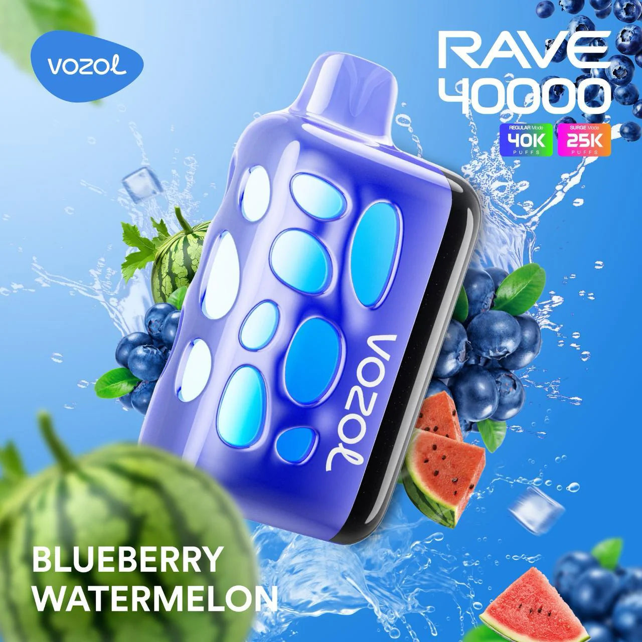 Vozol Rave 40000 Blueberry Watermelon Ürün ana görseli