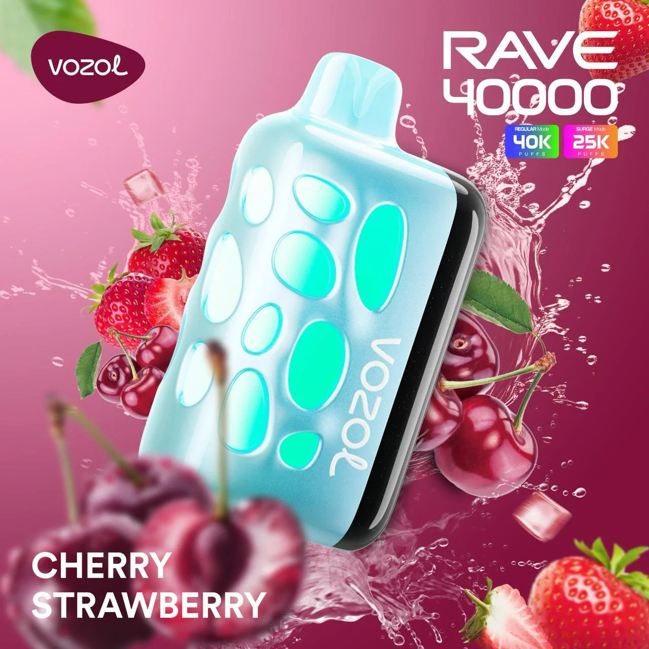 Vozol Rave 40000 Cherry Strawberry Ürün ana görseli