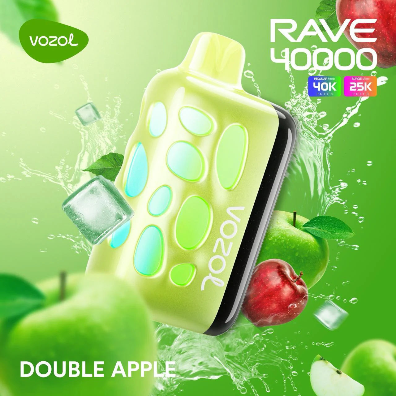 Vozol Rave 40000 Double Apple Ürün ana görseli