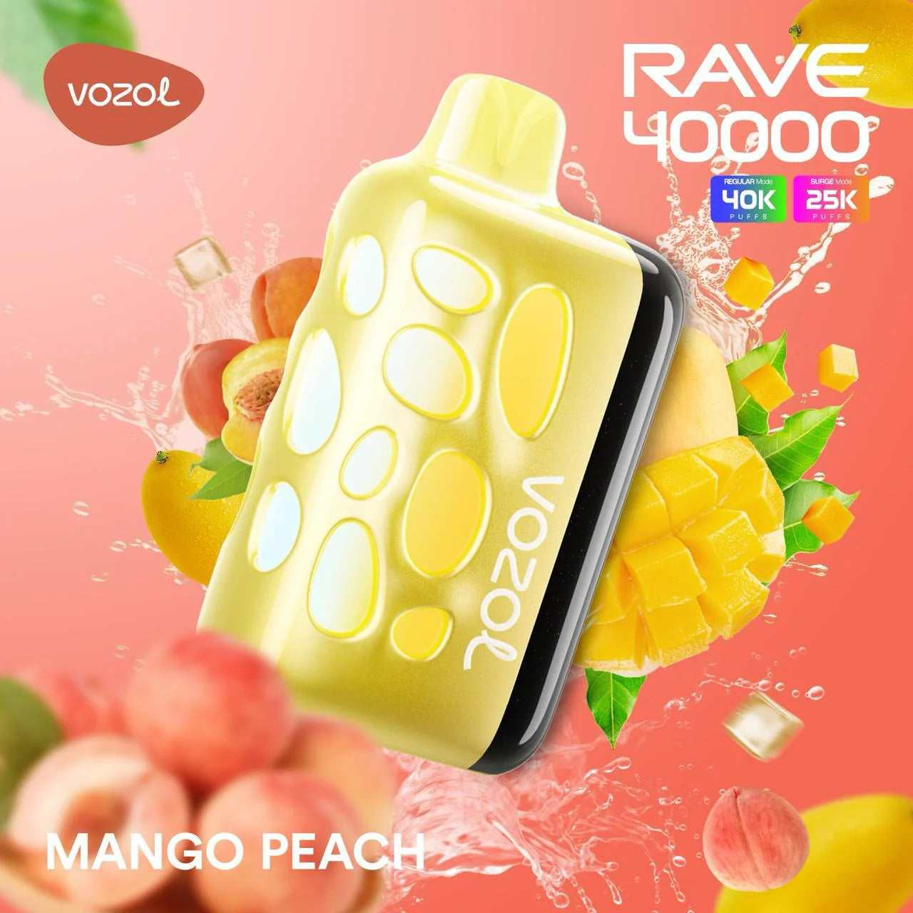 Vozol Rave 40000 Mango Peach Ürün ana görseli