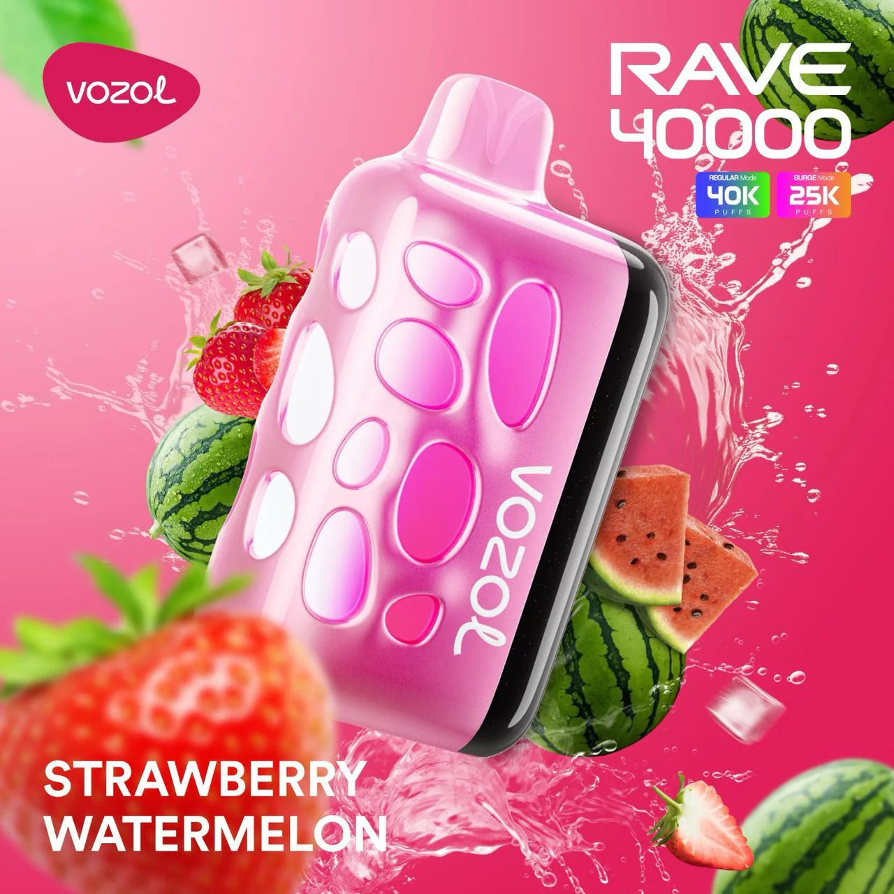 Vozol Rave 40000 Strawberry Watermelon Ürün ana görseli